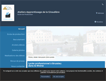 Tablet Screenshot of lagiraudiere.fr